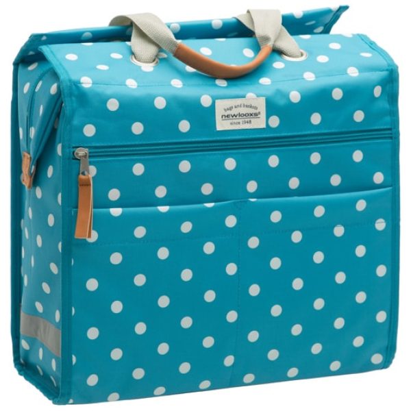 New Looxs NL shoppertas Lilly polka bl Blauw