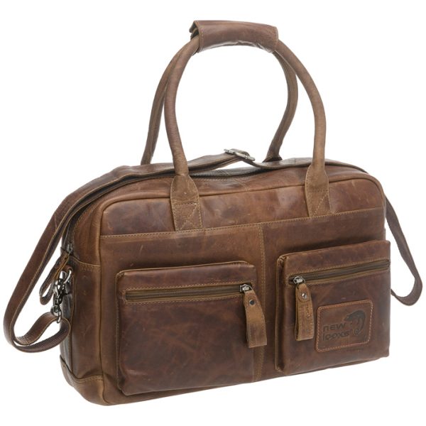New Looxs NL schoudertas Apache leer cognac