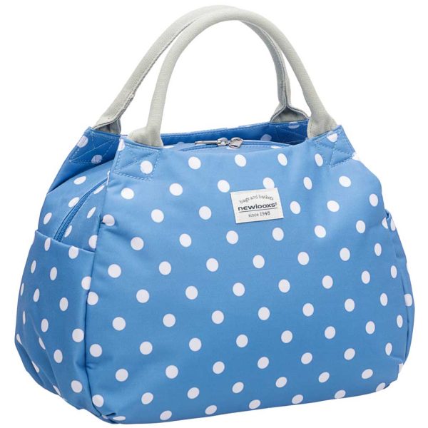 New Looxs TAS TOSCA MIDI POLKA RIVER BLUE Blauw