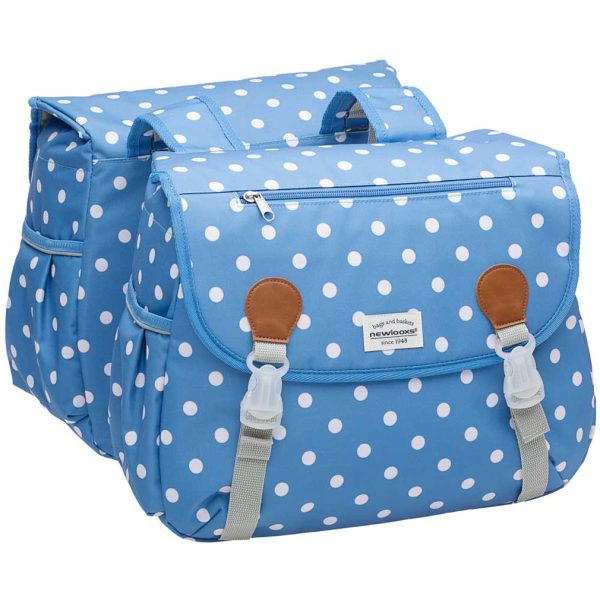 New Looxs TAS JOLI DUBBEL POLKA RIVER BLUE Blauw