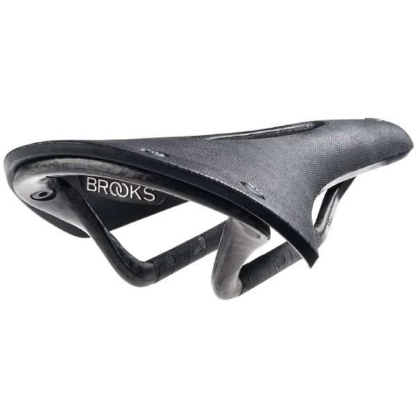Brooks zadel C13 Camb 132 Carv zw Zwart