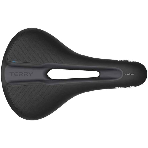 Terry zadel Fisio gel heren zwart
