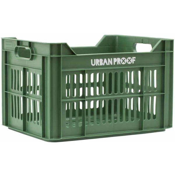 Urban Proof fietskrat 30 L legergroen