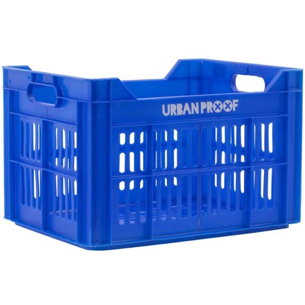 Urban Proof fietskrat 30 liter blauw