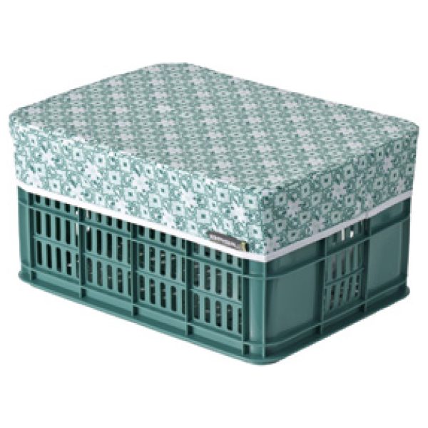 Basil kratcover S Blossom turq Turqoise / Wit
