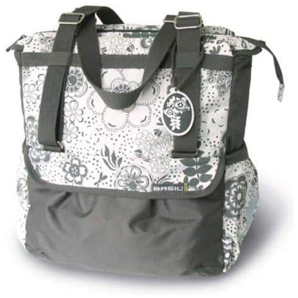 Basil TAS SHOPPER JADA XL MARBLE GREY Grijs / Wit