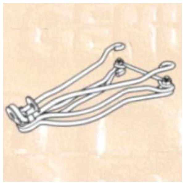 Brooks zadelbrug B66 zw/chr