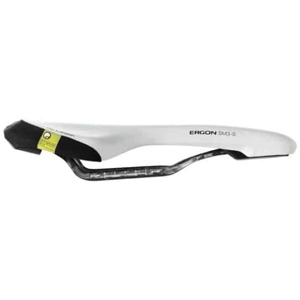 Ergon zadel SM3-S Pro carbon wt Wit