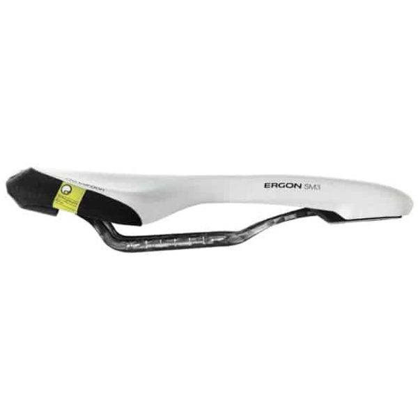 Ergon zadel SM3-L Pro carbon wt Wit