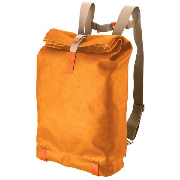 Brooks tas Pickwick canv/leer or Mandarijn Oranje