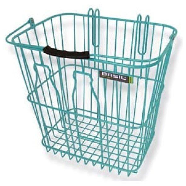 Basil mand Bottle basket mint turq Mint Turqoise