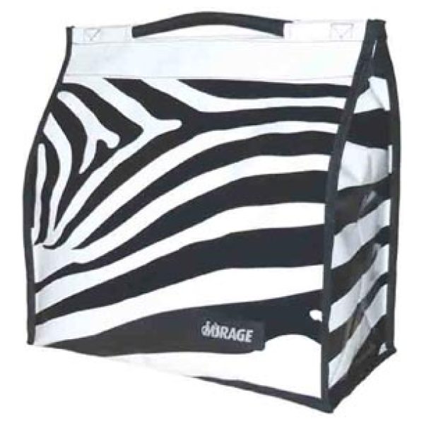 Mirage shoppertas Zebra bisonyl Wit / Zwart