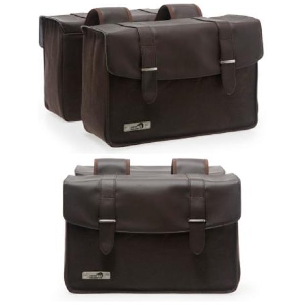 New Looxs TAS BOLZANO DUBBEL CANVAS Bruin