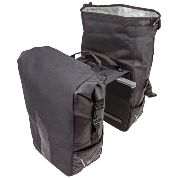Xlc TAS VLIGHT ROLLTOP MIK DUBBEL ZW BAS107 Zwart