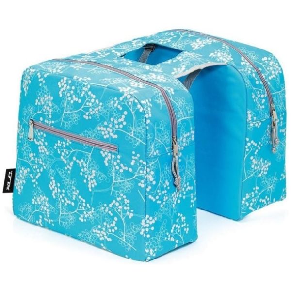 Xlc TAS DUBBEL ALLEGRO RITS BERRY BLUE BLAUW/WIT