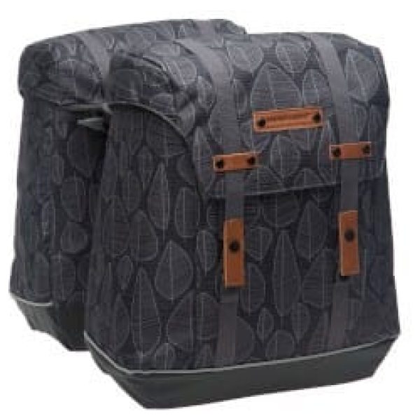 New Looxs Dubbele fietstas Alba Double Folla - Black