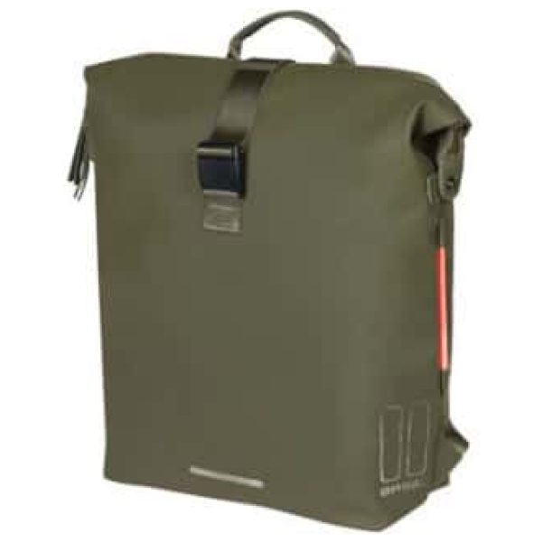Basil RUGTAS BAS SOHO NORDLICHT MOSS GREEN 17L Moss Groen - Afbeelding 3