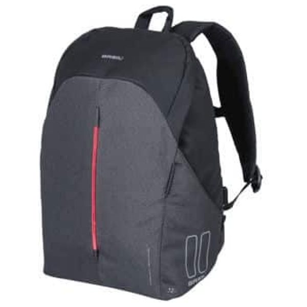 Basil RUGTAS BAS BSAFE NORDLICHT D BLACK 13L Graphite Zwart - Afbeelding 4
