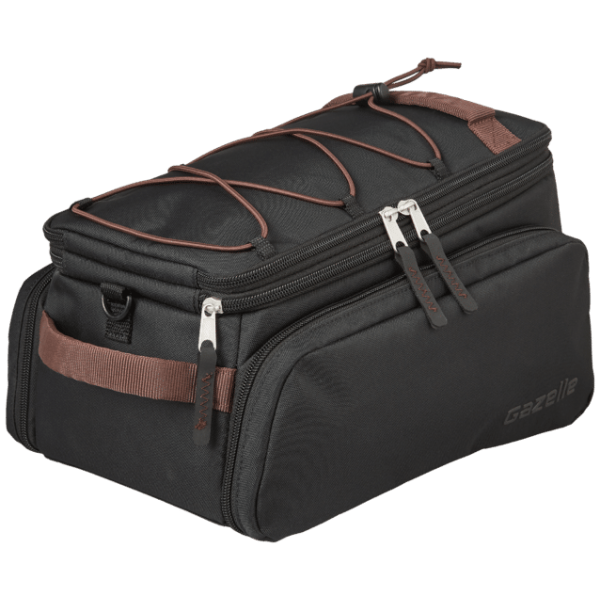 Gazelle bagagedrager zwart/bruin MIK 31 liter