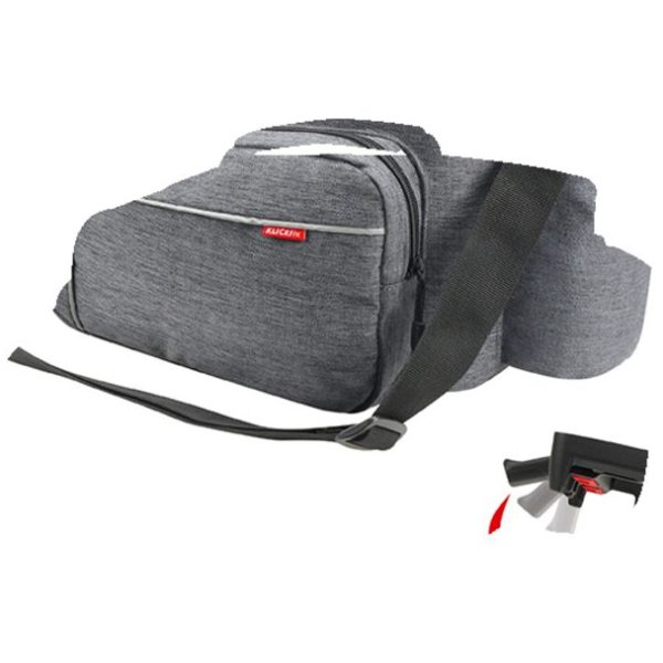 Klickfix DRAGERTAS RACKPACK SPORT GRY Grau
