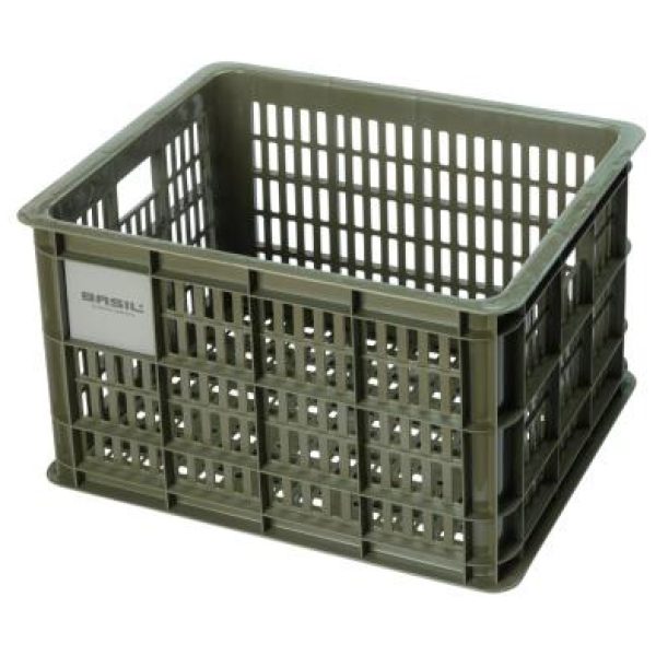 Basil fietskrat L 40L 50x36x27cm Moss Green