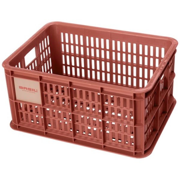 Basil fietskrat S 17L 40x29x21cm Terra Red