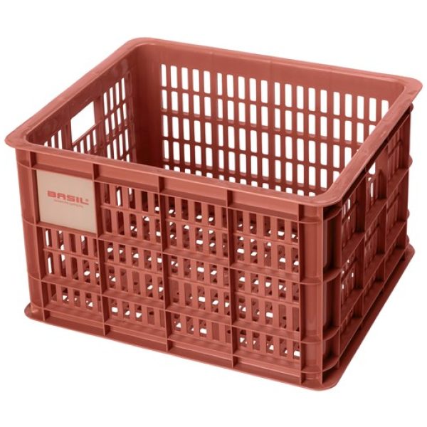 Basil fietskrat M 27L 40x33x25cm Terra Red