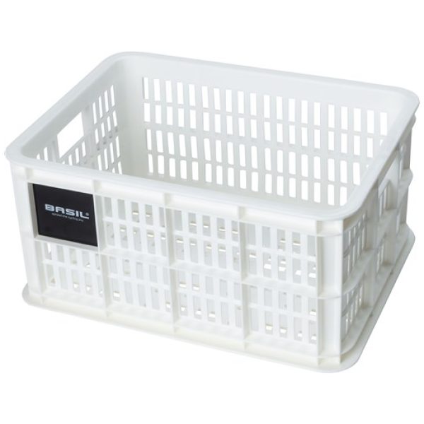 Basil fietskrat S 17L 40x29x21cm Bright White