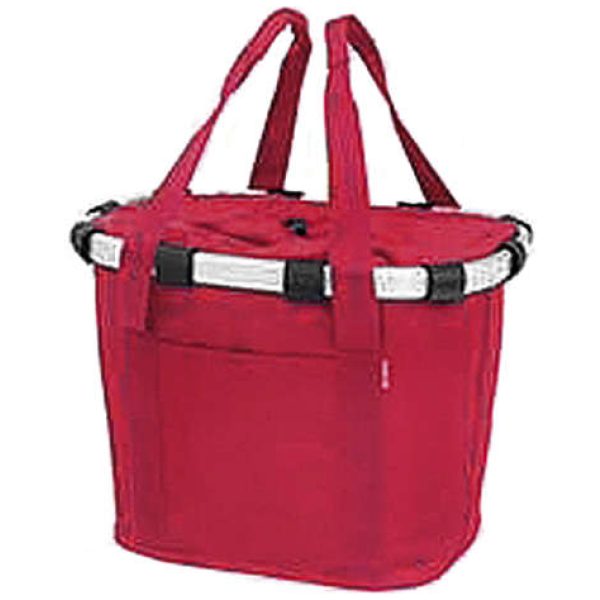 Klickfix MANDTAS BIKEBASKET ROOD Red