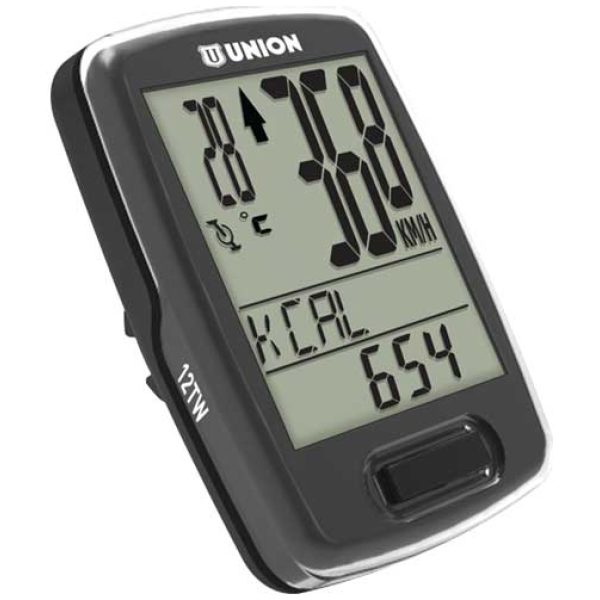 Marwi Fietscomputer Draadloos 12TW Zwart