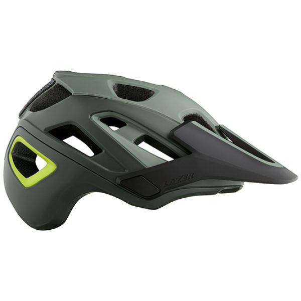 Lazer Helm Jackal MATTE DARK GREEN F- YELLOW