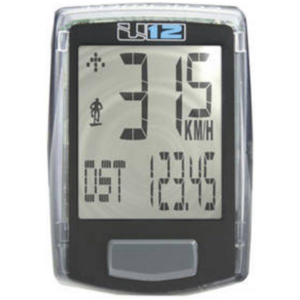 M-wave CJ0104A Fietscomputer Echowell 12functie Zwart