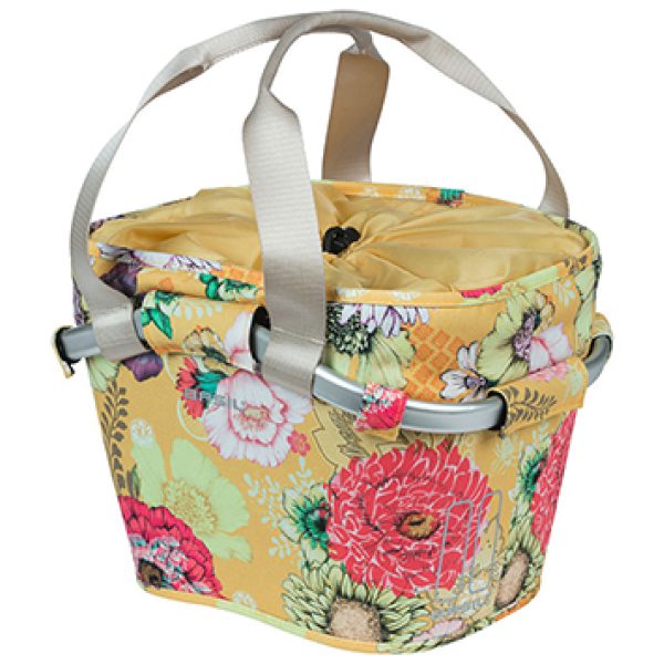 Basil mand front Bloom Field Carry All KF 15L yell Yellow