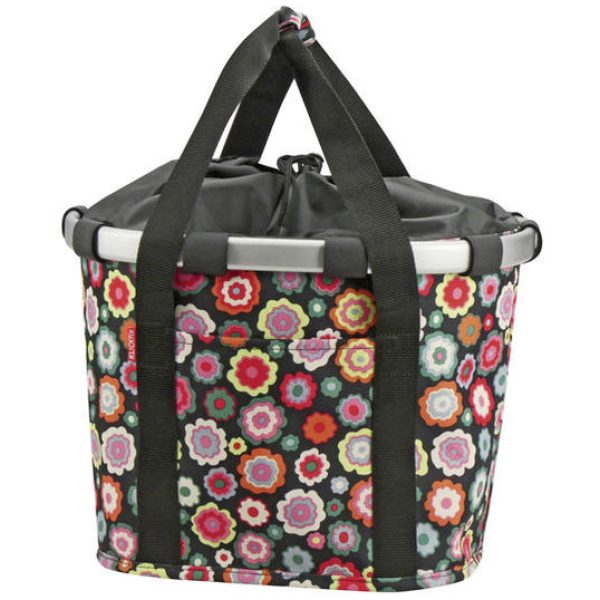 Klickfix MANDTAS BIKEBASKET Happy Flowers