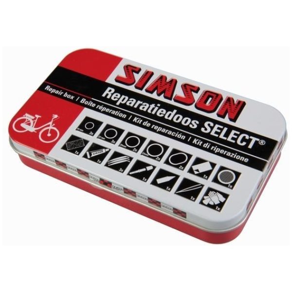 Simson reparatiedoos Select Zwart-rood