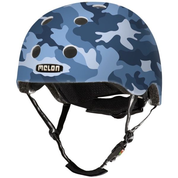 Melon Helm Camouflage Blue XXS-S (46-52cm) blauw Camouflage Blue Matt - Afbeelding 3