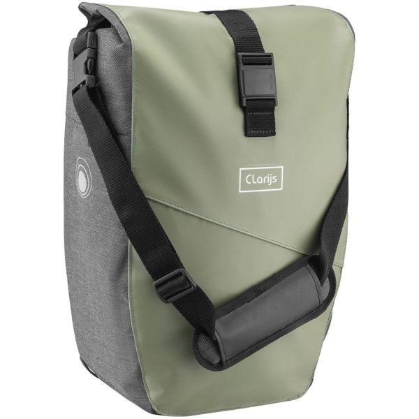 Clarijs fietstas solobag 24L olijf-grijs Grey