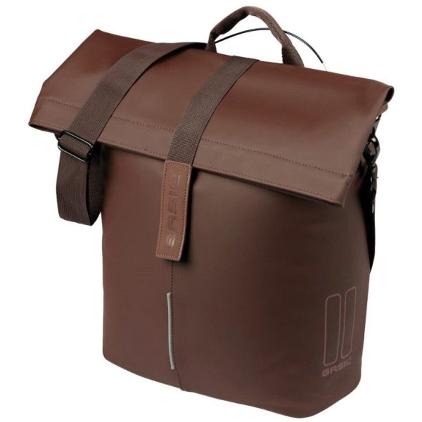 Basil shoppertas City MIK Studs 14-16L Bruin
