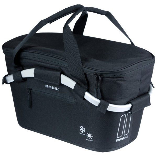Basil mand rear Classic Carry All Iso MIK 18L zwar Zwart