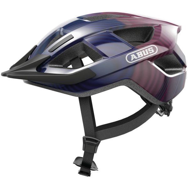 Abus helm Aduro 3.0 LED purple waves - Afbeelding 3