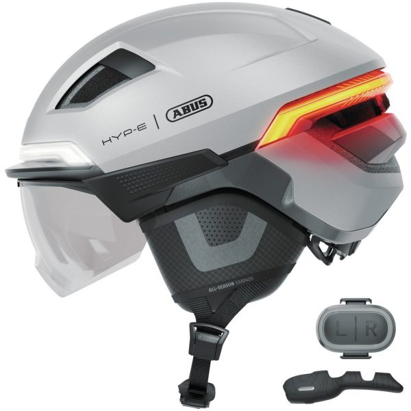 Abus smart helm Hyp-E Bl.Ace 51-55c Gleam Silver