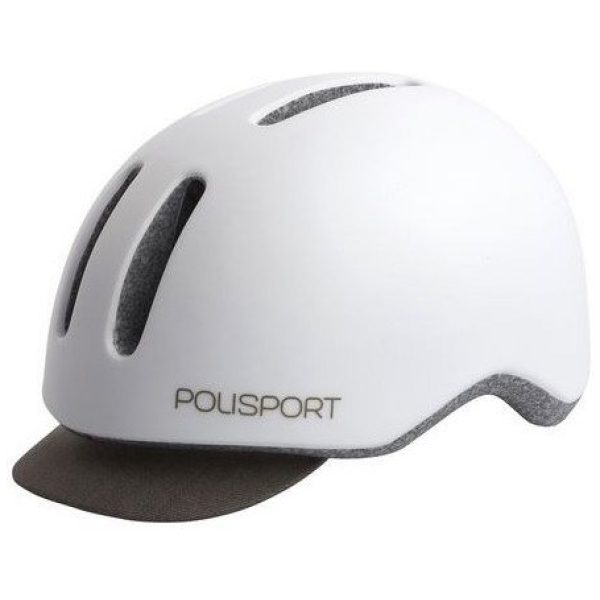 Polisport helm Commuter white matte Grijs|Wit - Afbeelding 3