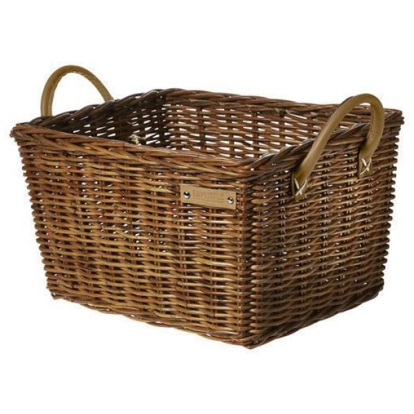 Basil mand riet Portland rotan 39L brown 49x38x23c Bruin