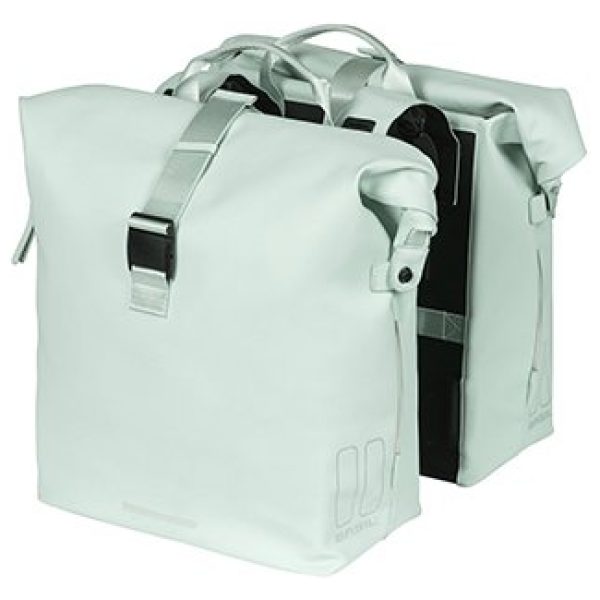 Basil TAS BAS SOHO DUBBEL NORDLICHT PASTEL GREEN 41L Pastel Groen