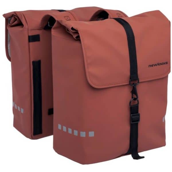 New Looxs fietstas dubbel Odense 39L Rust - Afbeelding 4