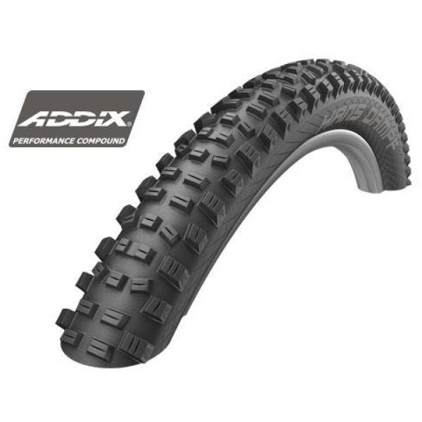 Schwalbe btb Hans Dampf T-Skin 26 x 2.35 zw vouw BLACK