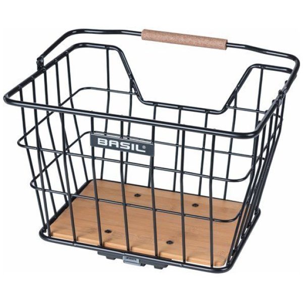 Basil MAND BAS NORDLAND MIK A BLACK/NATURAL 23L Zwart/Natural Bruin
