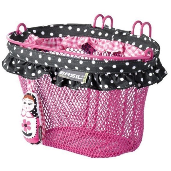 Basil mand Jasmin baboushka 8L 28x17x17cm Roze - Afbeelding 3