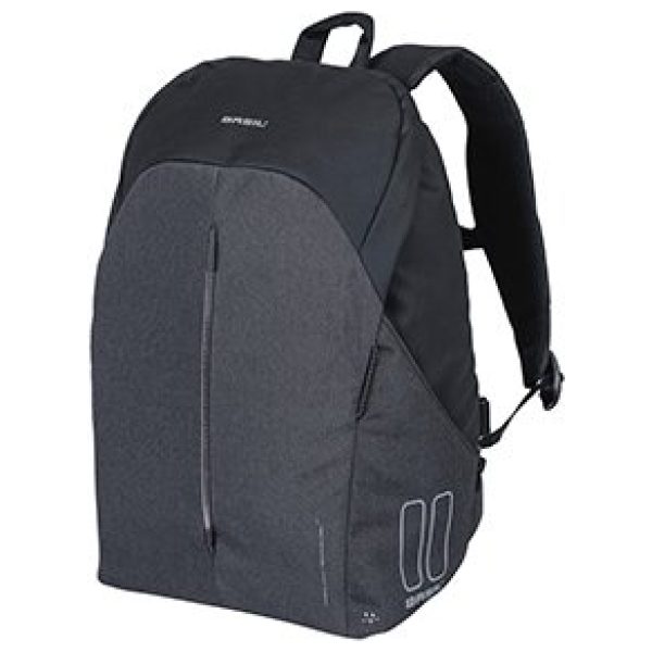 Basil RUGTAS BAS BSAFE NORDLICHT D BLACK 13L Graphite Zwart - Afbeelding 3