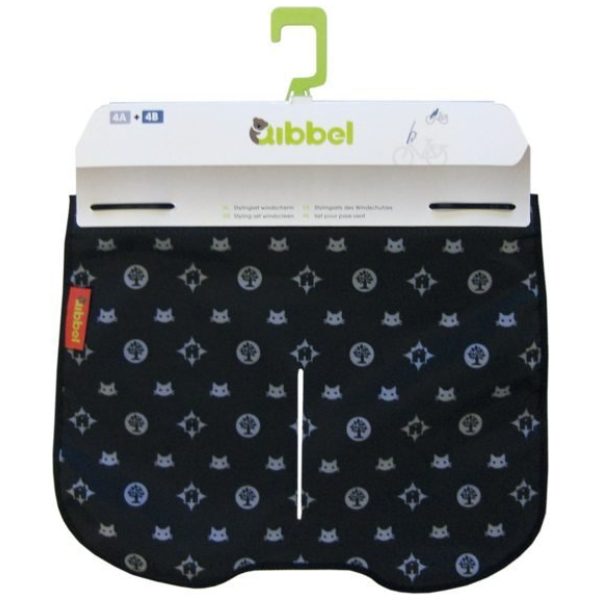 Qibbel windscherm Zwart / Grijs